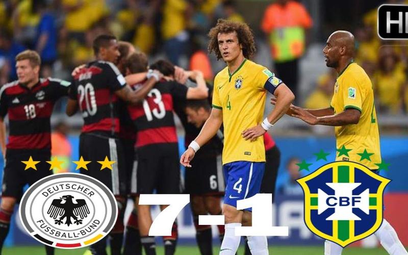 世界杯德国巴西7:1进球